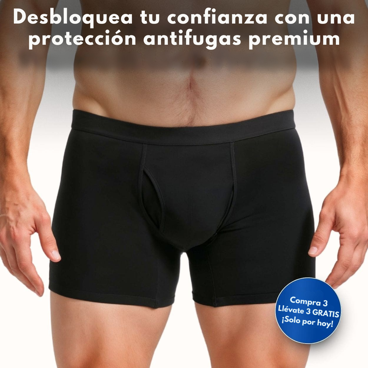 Boxers para Incontinencia Masculina Ultra Absorbentes