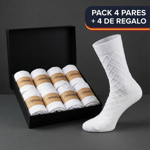 CALCETINES ALTAS ORISADO EN BAMBÚ PREMIUM - PIES SANOS Y SIN OLOR